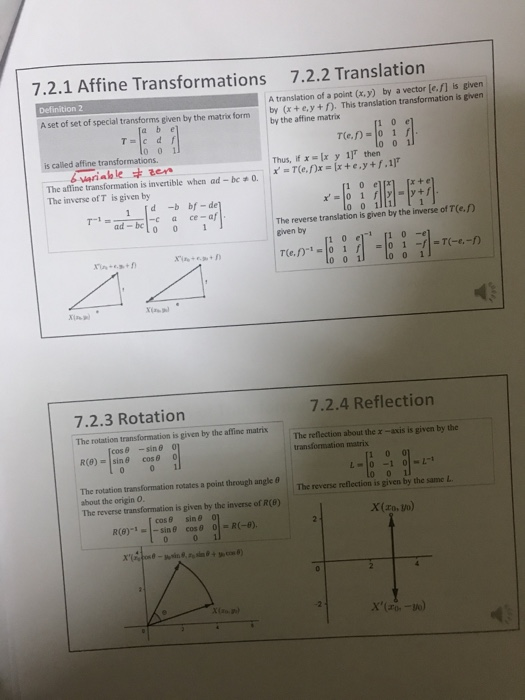 Solved Theorem 7 Translations And Rotation By Reflections 1254