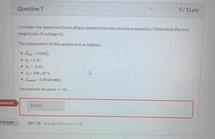 Solved Consider The Balanced Three-phase System Shown Below. | Chegg.com