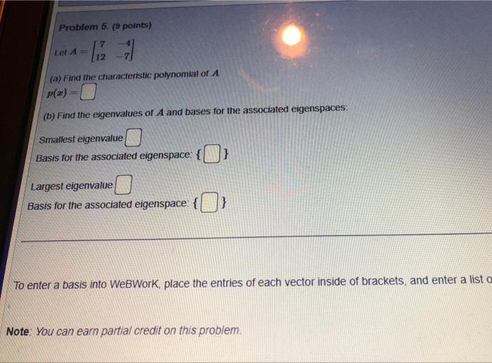 Solved Problem 6. (6 points) Let w be the set of all vectors | Chegg.com