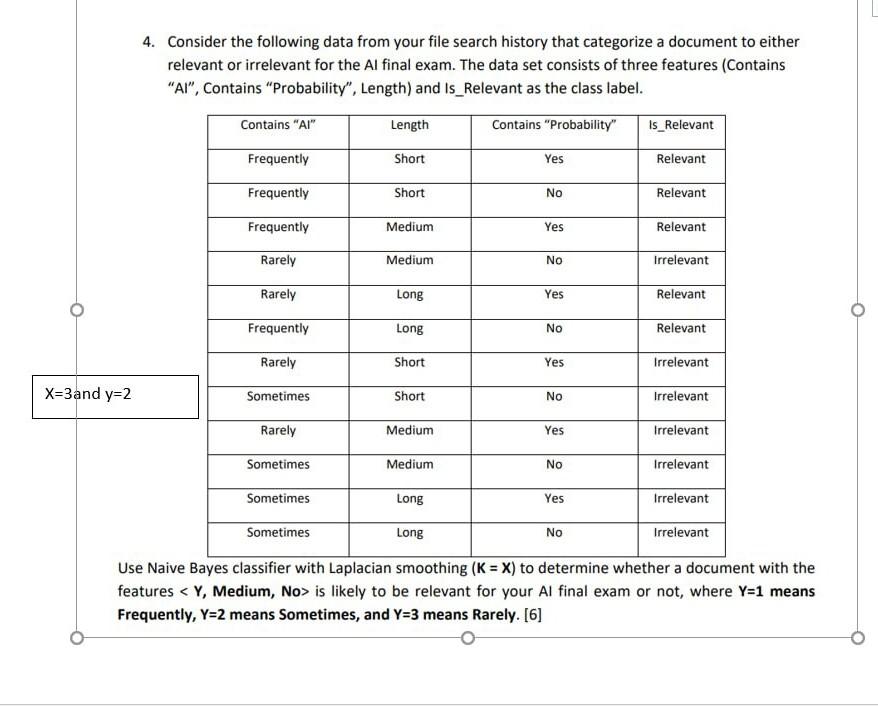 Solved 4. Consider the following data from your file search | Chegg.com