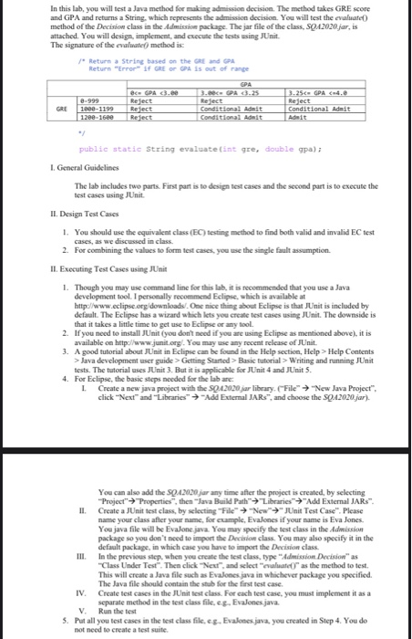 Solved In this lab, you will test a Java method for making | Chegg.com