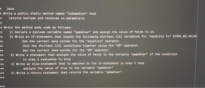 Solved Java * Write a public static method named | Chegg.com