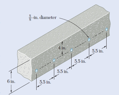 Solved A Concrete Slab Is Reinforced By In Diameter Steel Rod Chegg Com