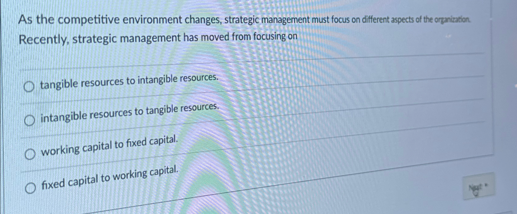 Solved As the competitive environment changes, strategic | Chegg.com