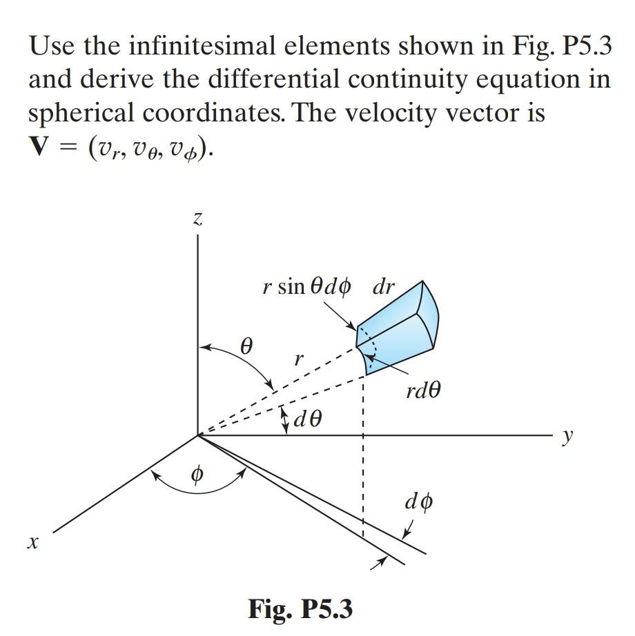 Solved Use the infinitesimal elements shown in Fig. P5.3 and | Chegg.com