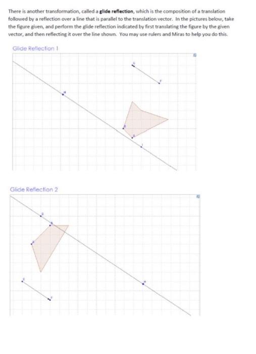 Solved There is another transformation, called a glide | Chegg.com