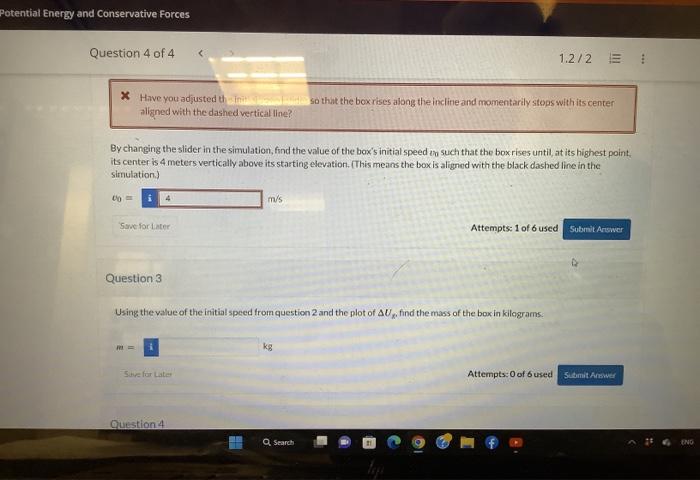 Solved By changing the slider in the simulation, find the | Chegg.com