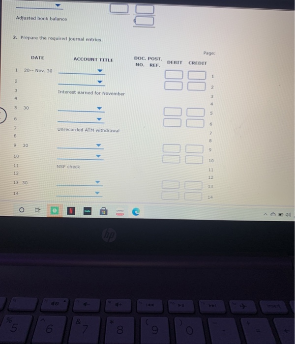 solved-bank-reconciliation-and-related-journal-entries-the-chegg