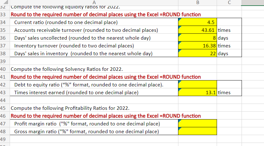 Machine Ratio Format Solved Accessibility tab summary: Condensed financial | Chegg.com
