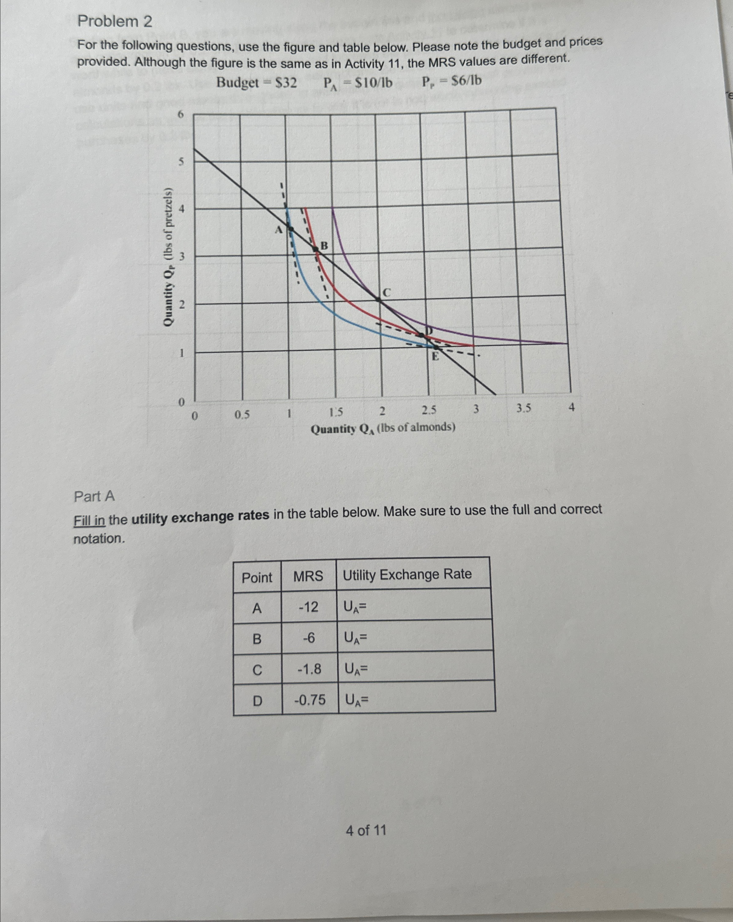 Problem 2For the following questions, use the figure | Chegg.com