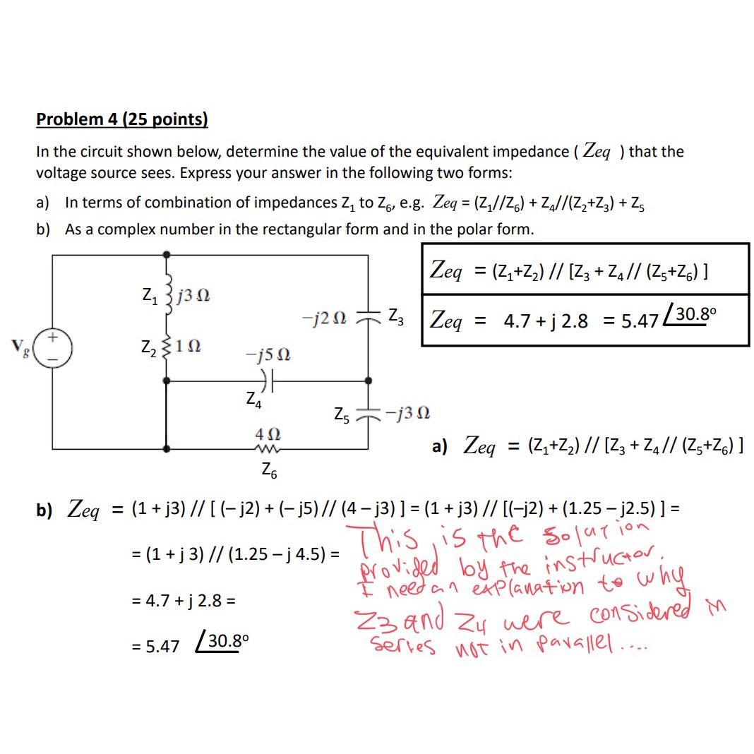 Solved Problem 4 ( 25 ﻿points)In The Circuit Shown Below, | Chegg.com