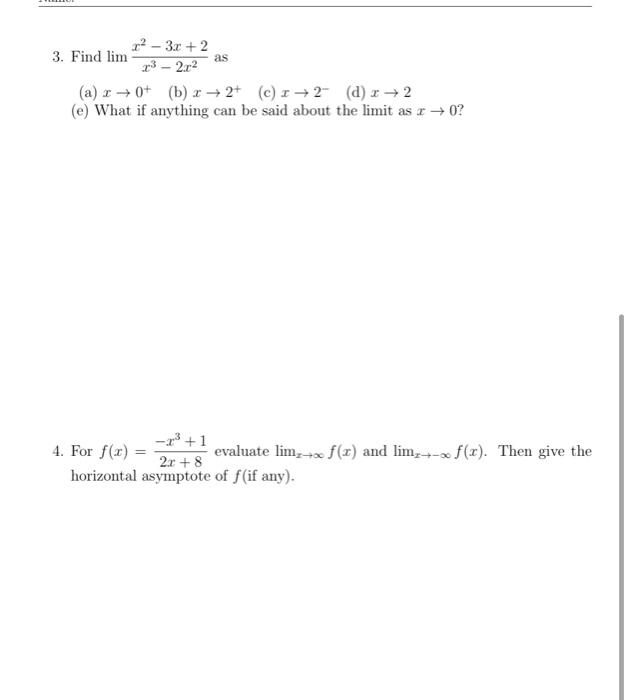 Solved 1 22 R 1 2 A Graph F X 2 X 1 B Find Lim 1 Chegg Com