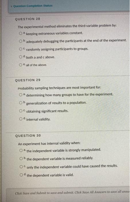 Solved Question Completion Status Question 28 The 0210