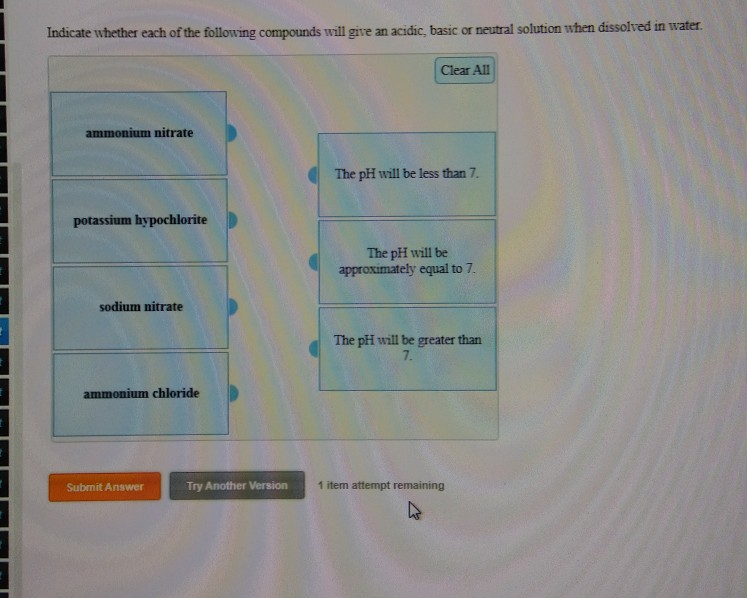 Solved Indicate whether each of the following compounds will | Chegg.com