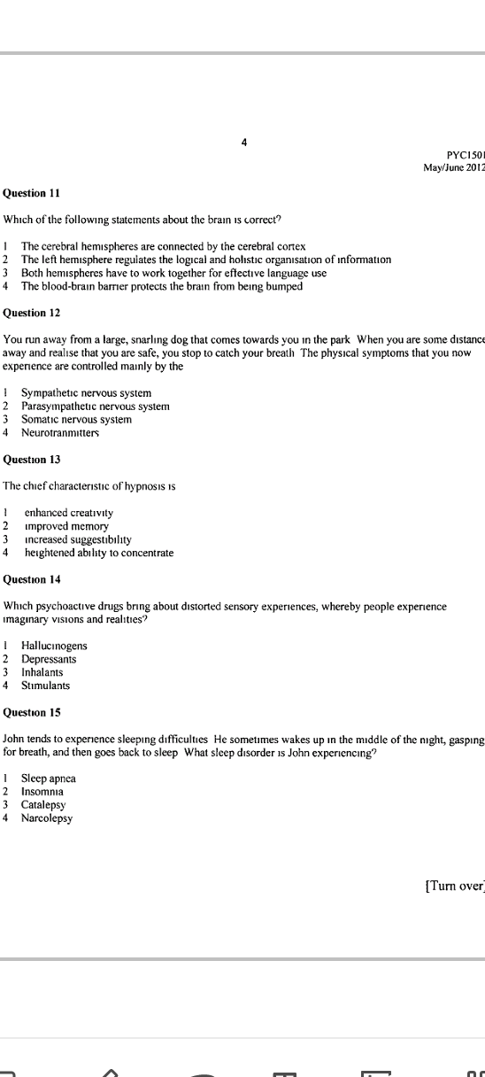 Solved Question 11 Which of the following statements about | Chegg.com