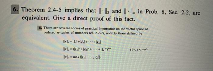 Solved solve 6 using 8 Functional analysis I need to | Chegg.com