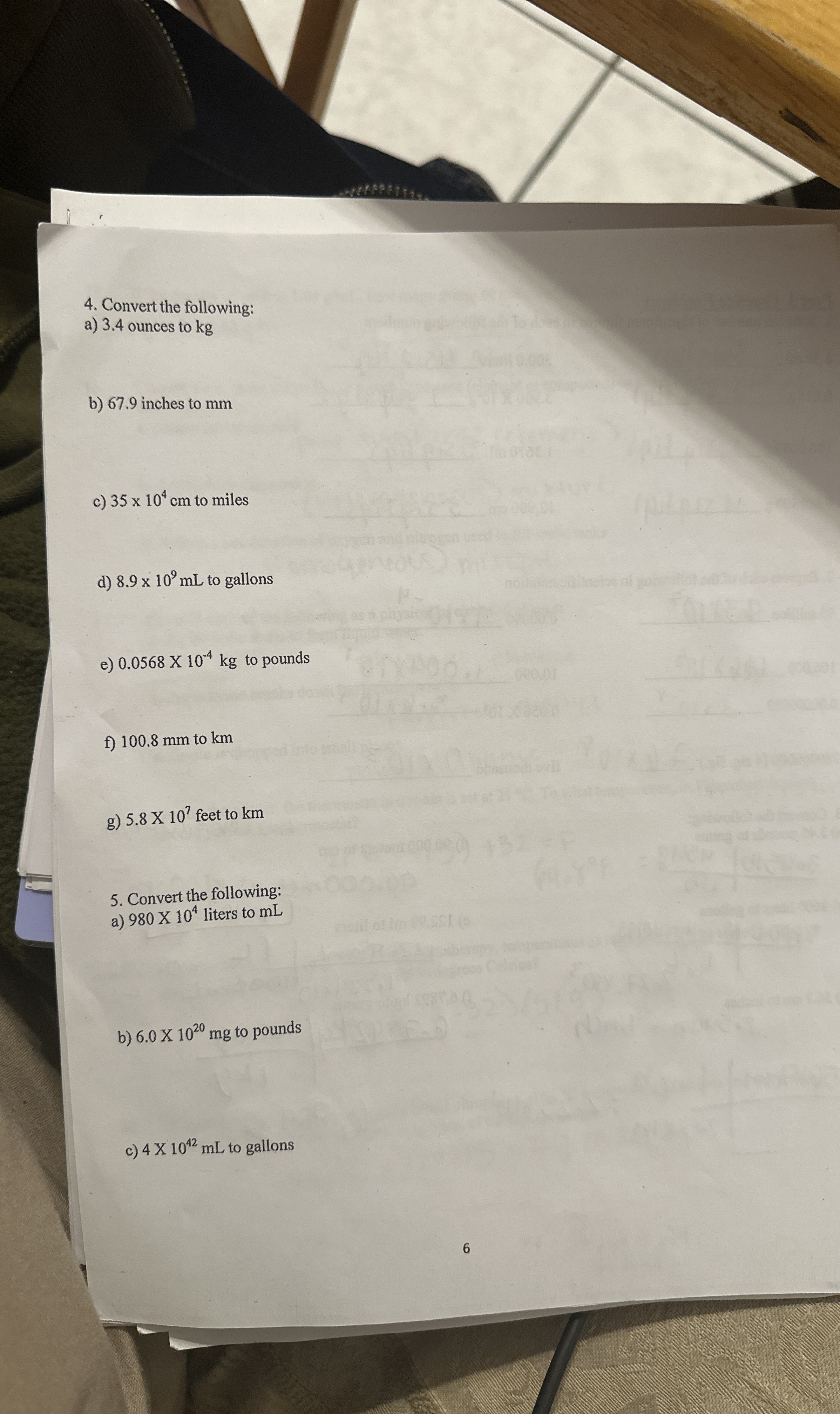 Solved d) 90.000 ﻿meters to cme) 122.98 ﻿ml to