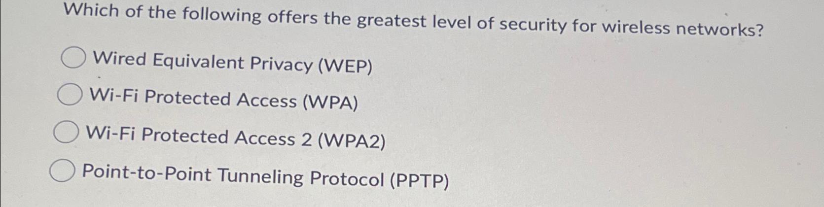 which of the following is wep's greatest weakness