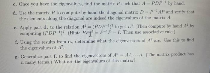 Solved Problem 3 (14 points) Consider the following matrix. | Chegg.com