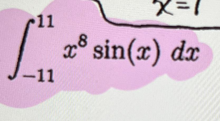 solved-1111x8sin-x-dx-why-this-is-an-odd-function-chegg