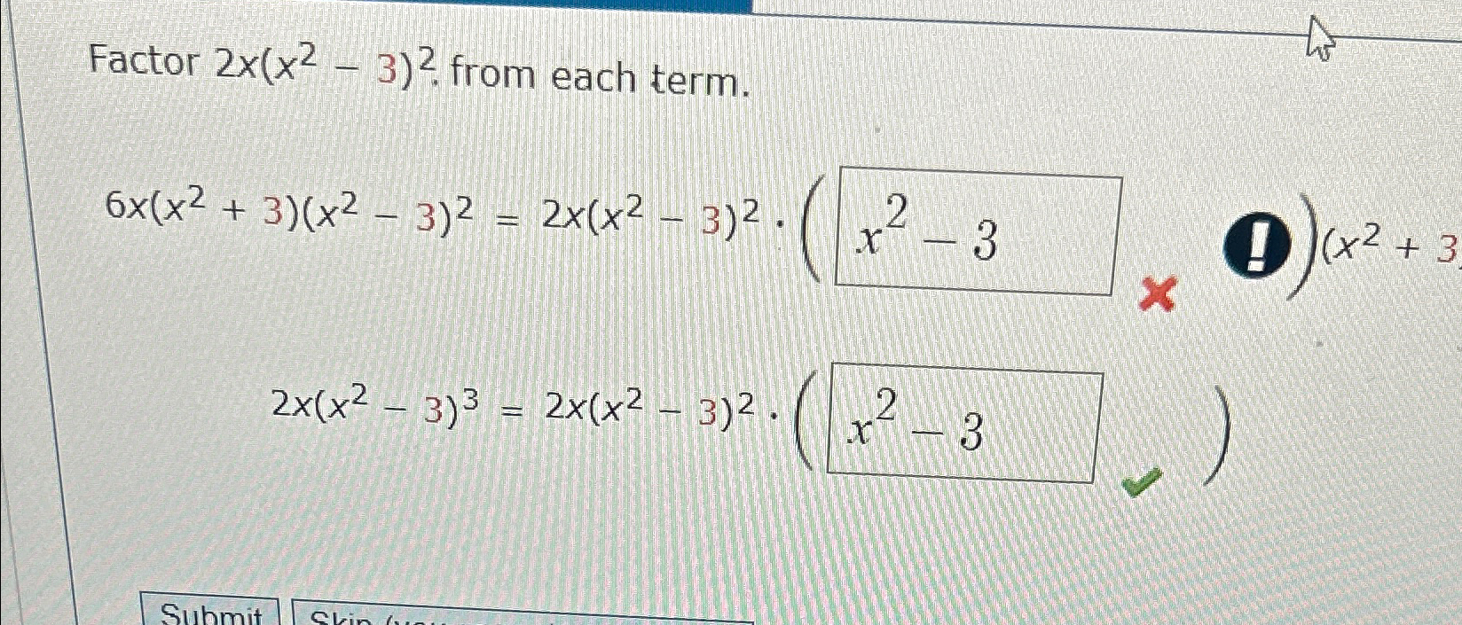 2x X 2 3null