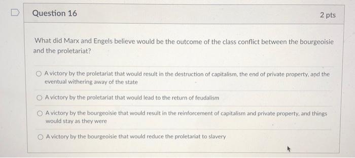Solved Question 11 2 pts Which of the following is true of | Chegg.com