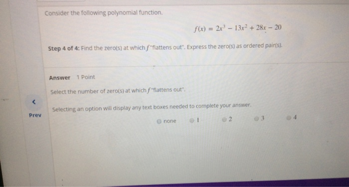 Solved Question 5 of 36 Step 3 of 4 Consider the following | Chegg.com