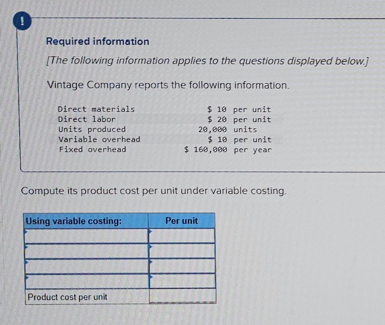 A Company With A High Ratio Of Fixed Costs: Solved Compute the contribution margin ratio and fixed costs | Chegg.com