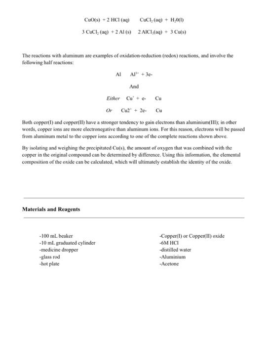 Solved EXPERIMENT 3A: GRAVIMETRIC ANALYSIS OF AN UNKNOWN | Chegg.com