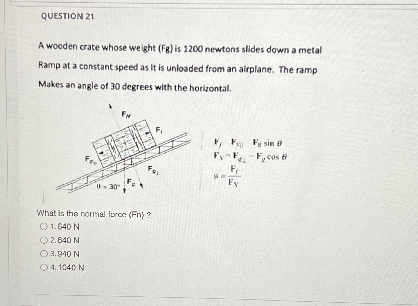 Solved QUESTION 17.What is the magnitude of the centripetal