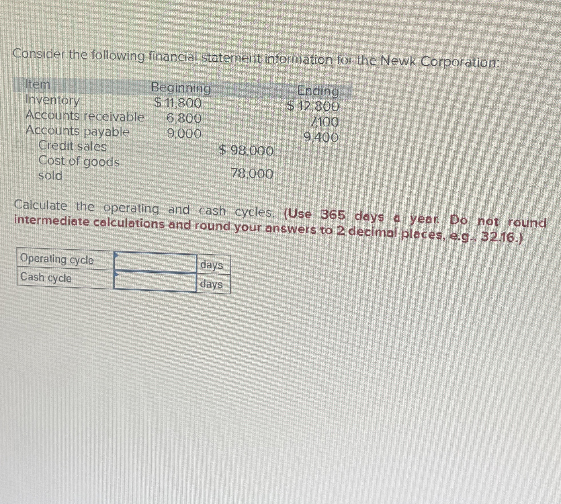Solved Consider the following financial statement | Chegg.com