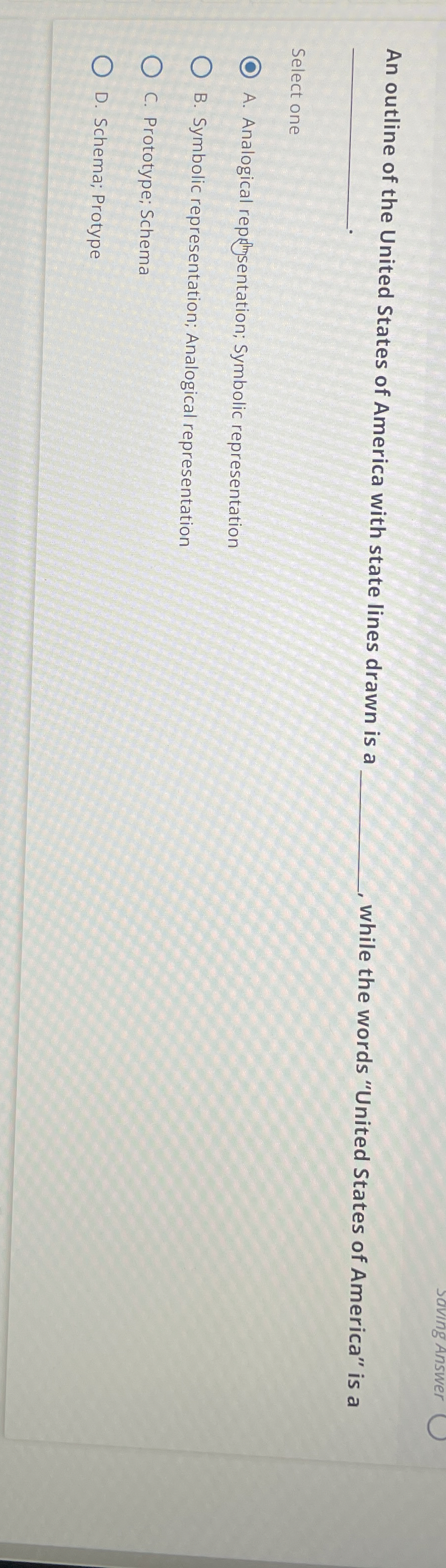 Solved An outline of the United States of America with state | Chegg.com