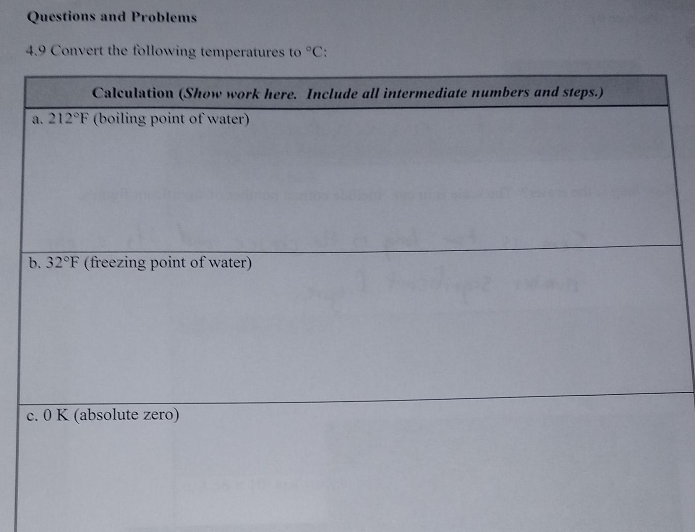 Solved Questions and Problems 4.9 Convert the following | Chegg.com