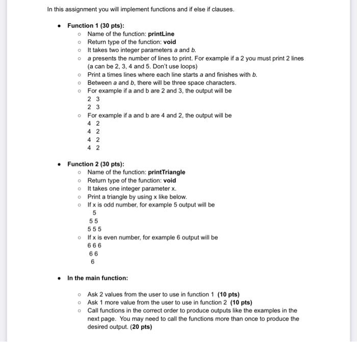 Solved In C programming, not C++. Please write as easy as u | Chegg.com