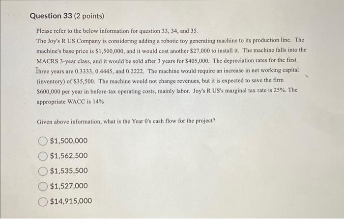 Solved Please refer to the below information for question | Chegg.com