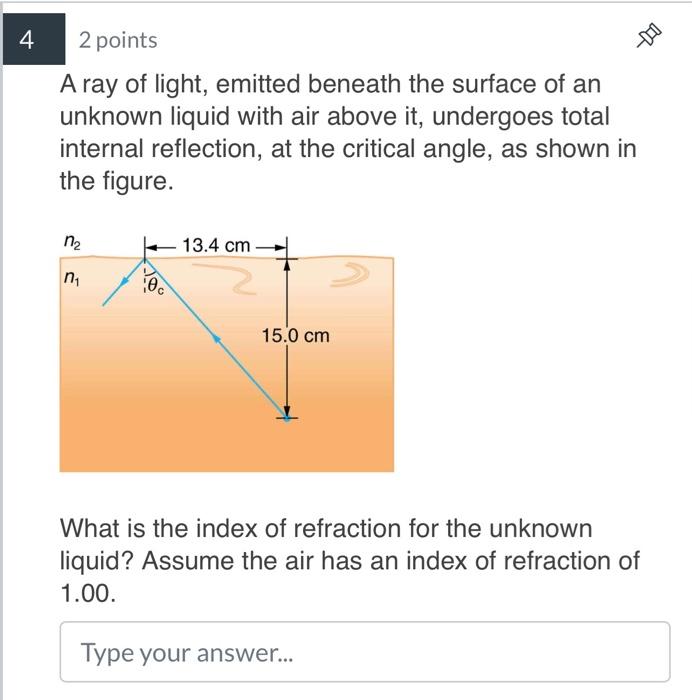 Solved A light ray, initially traveling in medium 1 , is | Chegg.com