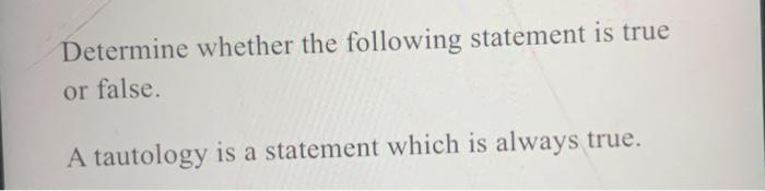 Self contradictory truth table picture