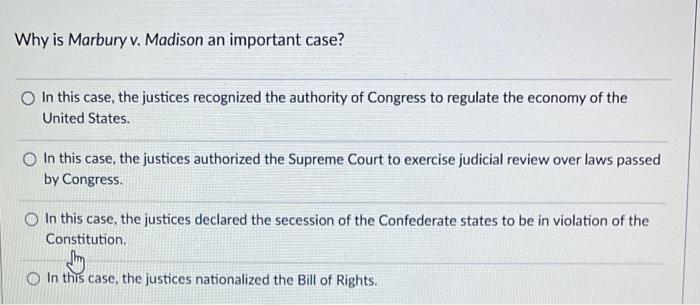 Solved Cases Get To The Supreme Court In ALL Of The | Chegg.com