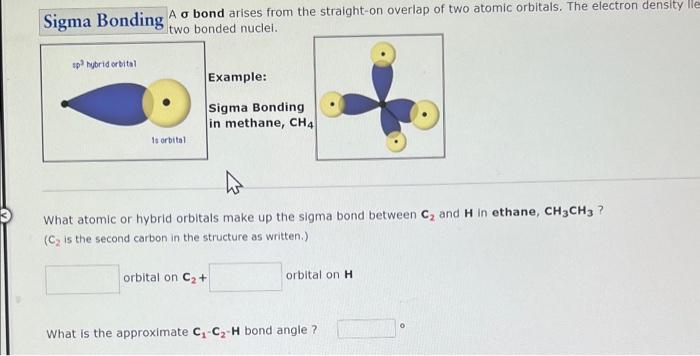 Solved Sigma Bonding A o bond arises from the straight-on | Chegg.com