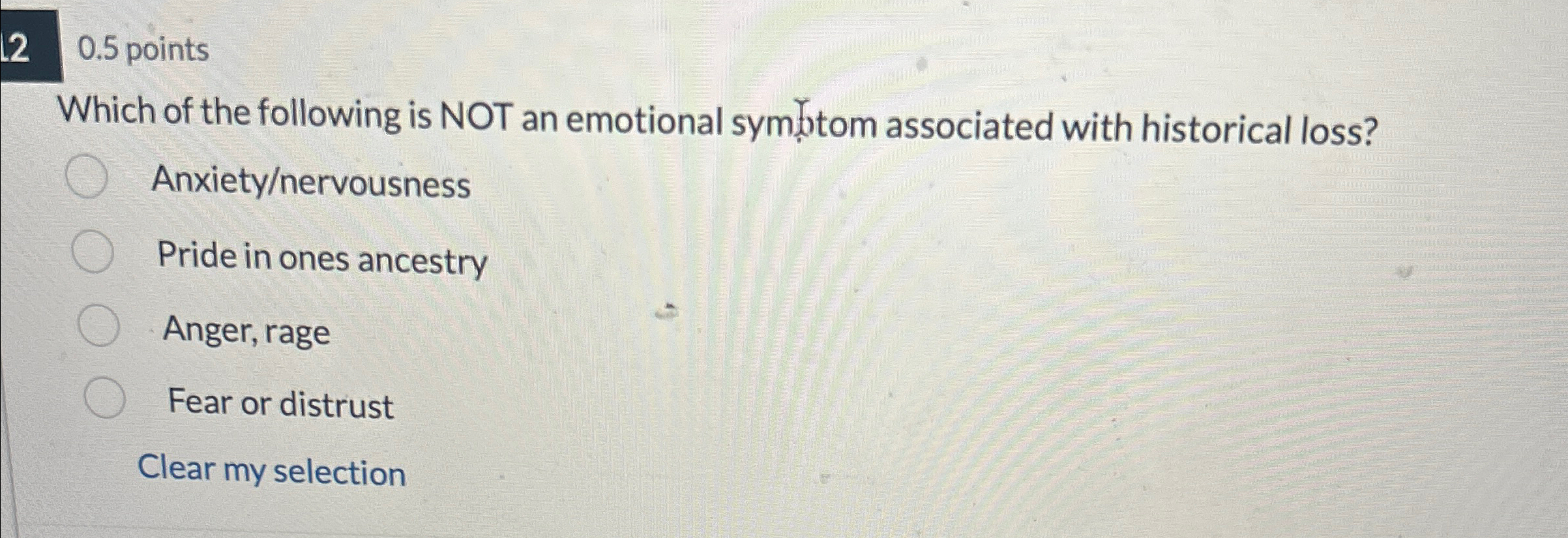Solved 20.5 ﻿pointsWhich of the following is NOT an | Chegg.com