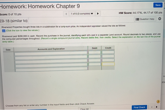 Solved Save Homework: Homework Chapter 9 score: 0 of 10 pts | Chegg.com
