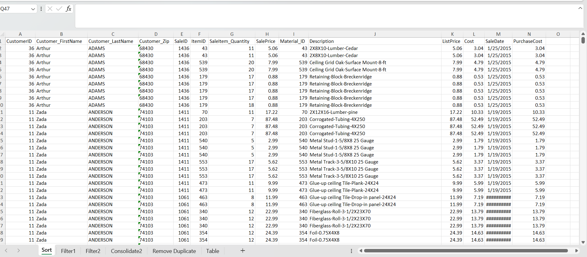 Solved In Sort worksheet sort records in ascending order