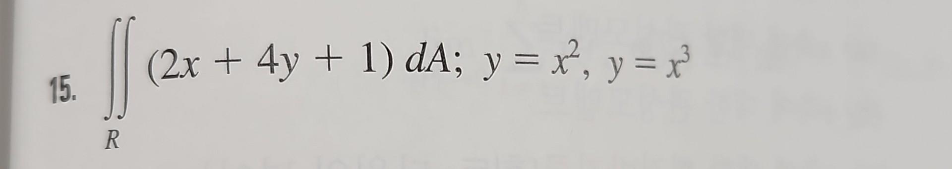 find area of circle using double integration