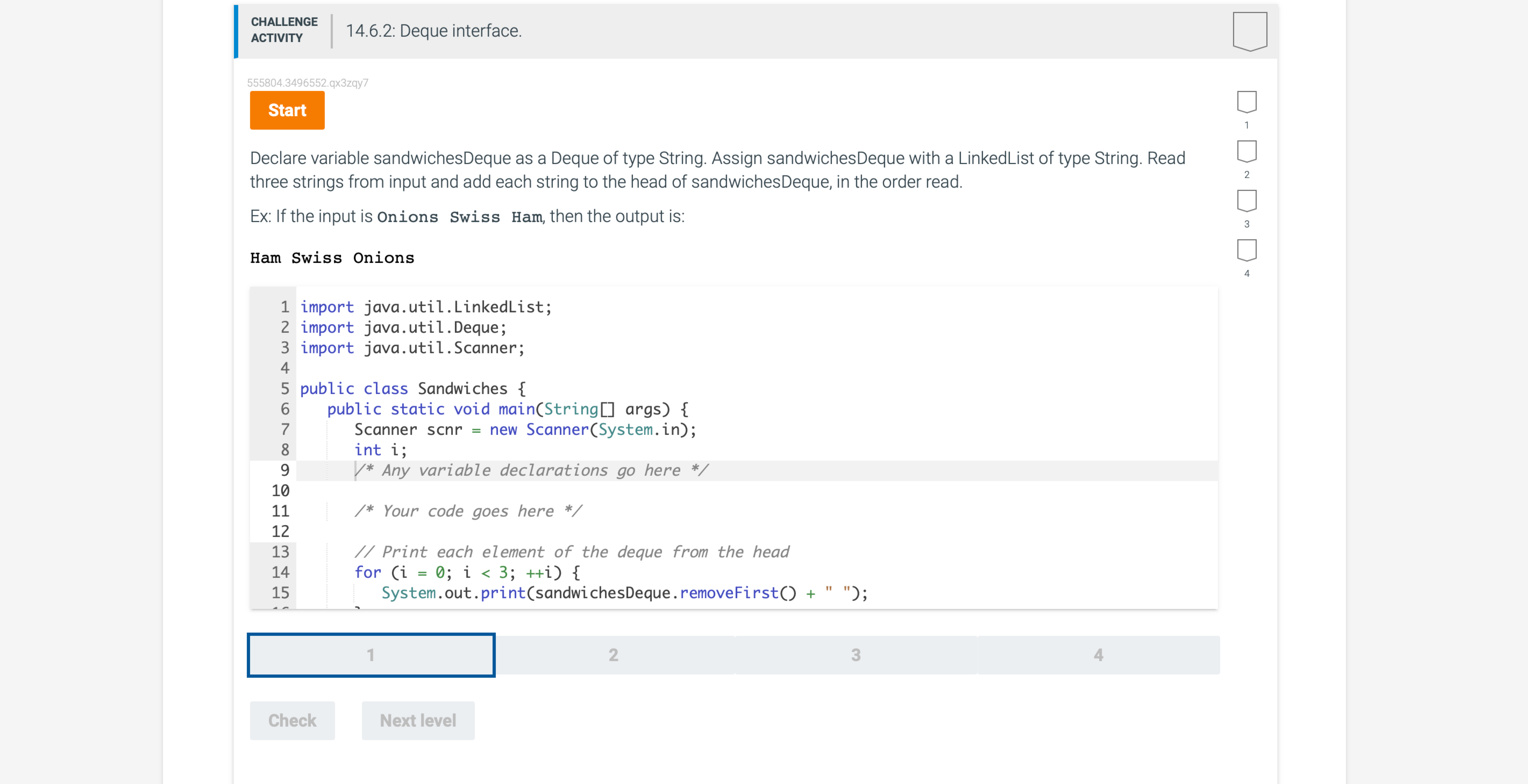 Solved (Please give correct Java Coding exactly like in the | Chegg.com