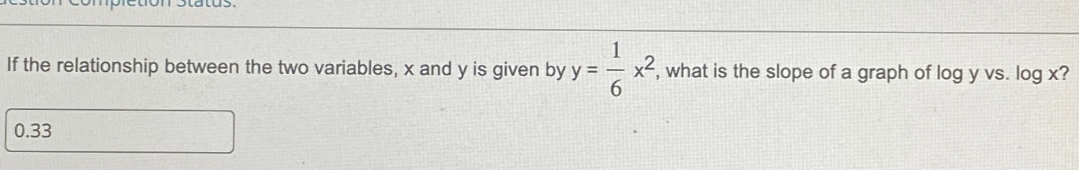 Solved If the relationship between the two variables, x ﻿and | Chegg.com