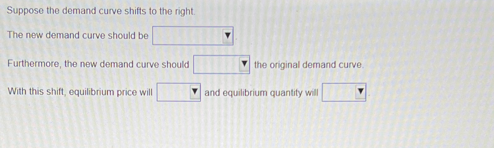 Solved Suppose the demand curve shifts to the right.The new | Chegg.com