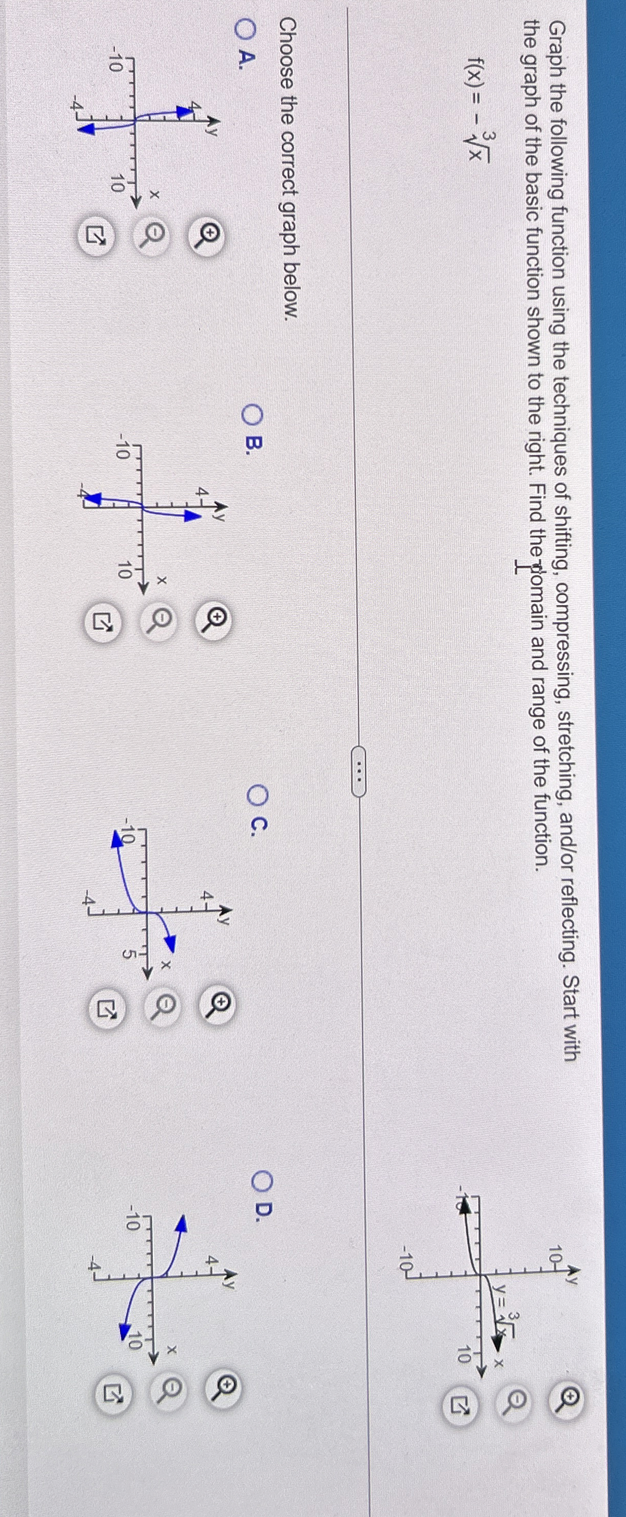 Solved Graph the following function using the techniques of | Chegg.com