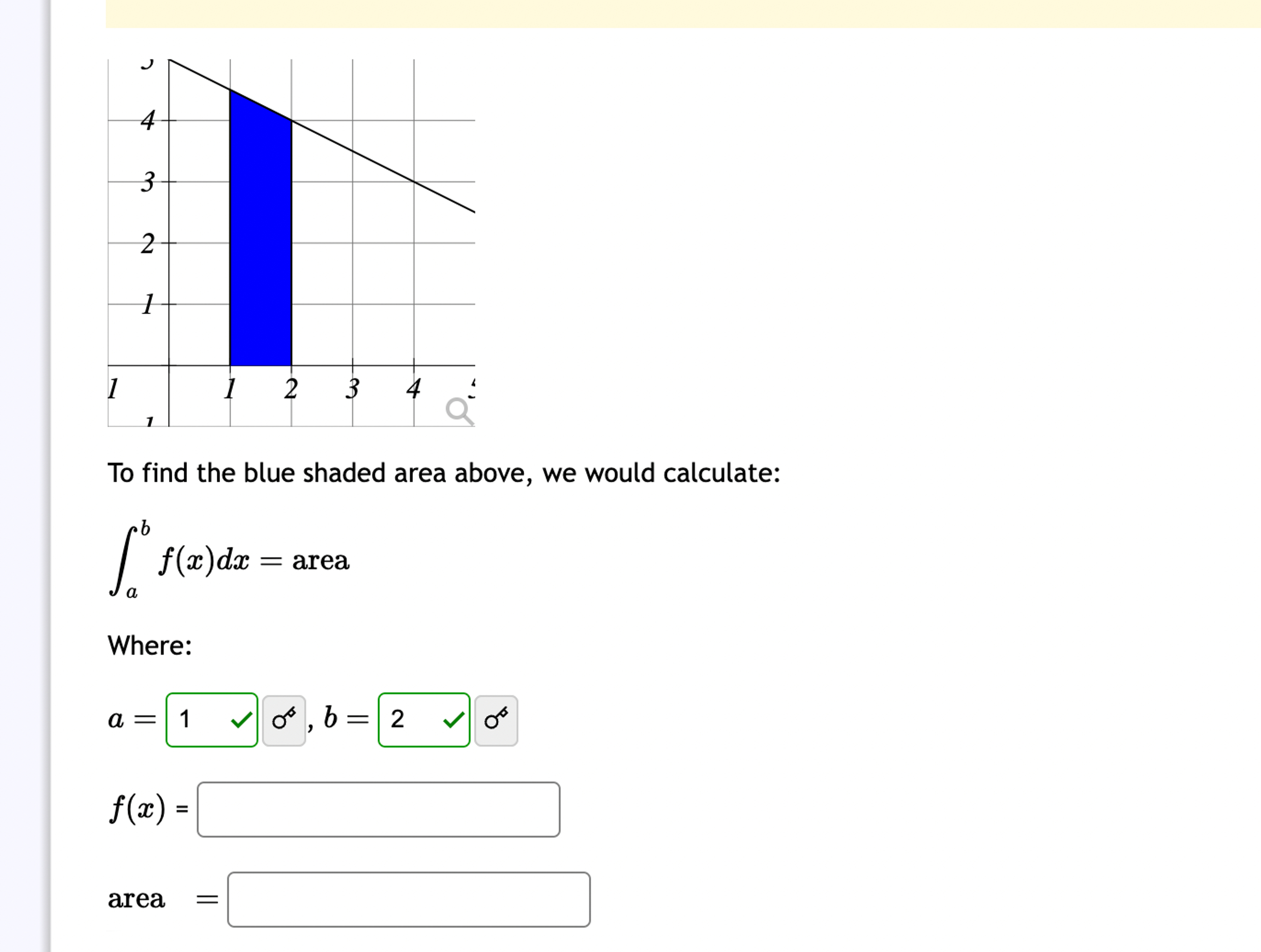 Solved To find the blue shaded area above, we would | Chegg.com
