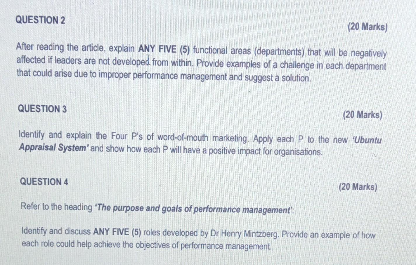 Solved Answer ALL FIVE (5) Questions In This Section. | Chegg.com