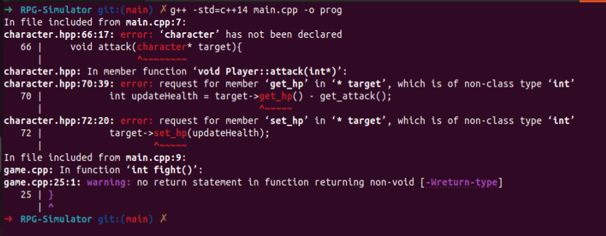 Solved C++ ﻿why am i getting the following errors in my | Chegg.com